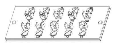 Lennox 105662-02, Low Voltage Terminal Strip, 10 Position