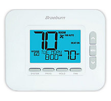 Braeburn 4030, Premier Series Universal Programmable Thermostat, Conventional Heat Pump, 2 Heat / 1 Cool Heat Pump; 1 Heat / 1 Cool