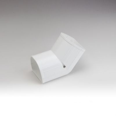 Rectorseal 84000, Fortress LCFI92W, Lineset Cover Vertical Inside Elbow, 45 Degree Size: 3.5" White