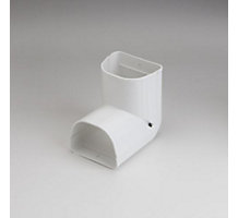 Rectorseal 84002, Fortress LCI92W, Lineset Cover Vertical Inside Elbow, 90 Degree Size: 3.5" White