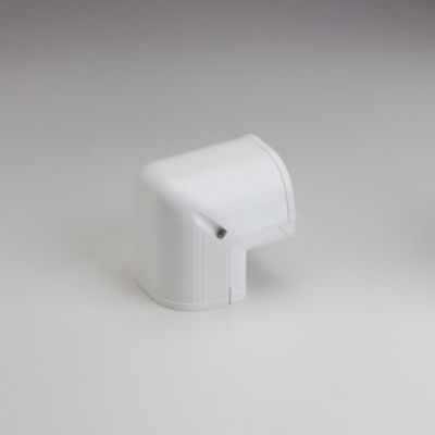 Rectorseal 84003, Fortress LCO92W, Lineset Cover Vertical Outside Elbow, 90 Degree Size: 3.5" White