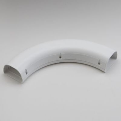 Rectorseal 84013, Fortress LKS92W, Lineset Cover Sweep Elbow, 90 Degree Size: 3.5" White