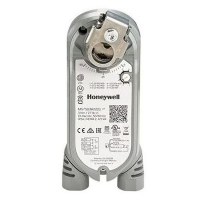 Honeywell, Spring Return, 24 VAC/DC, Modulating, 2 To 10 VDC Control Signal