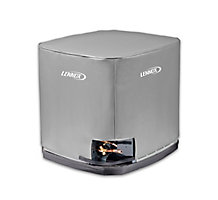Brinmar 0706C, Full AC Winter Cover with Lennox Logo, 32-1/4 x 32-1/4 x 43-1/4", Gray