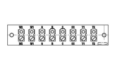 Lennox 100669-01, Low Voltage Terminal Strip, 8 Position