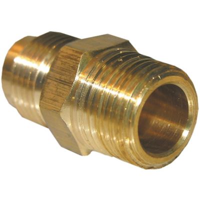 Brass Adapter 3/8 Male FL x 3/8 MPT