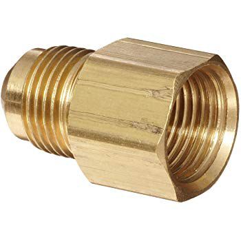 Brass Adapter 3/8 Male FL x 1/2 FIP