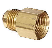 Brass Adapter 3/8 Male FL x 1/2 FIP