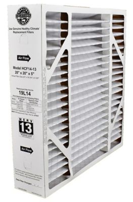 Healthy Climate HCF19-13, Disposable Pleated Box Filter 22 X 20 X 5 Inch, MERV 13