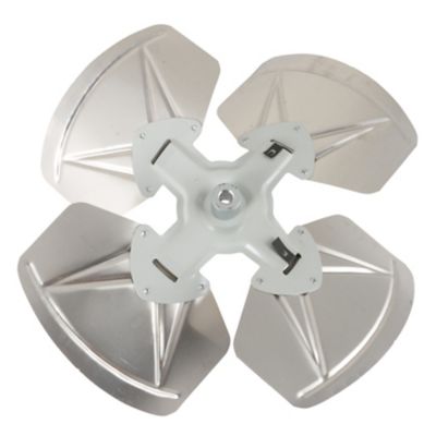 Lau Industries 27H2301, Fan Blade, 18" Diameter, 4-Blade, 22 Pitch, 1/2" Bore, CCW Facing Discharge