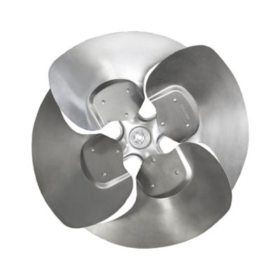 Revcor 100017-09, Swept Wing Fan Blade, 22" Diameter, 4-Blade, 34 Pitch, 1/2" Bore, CCW Facing Discharge