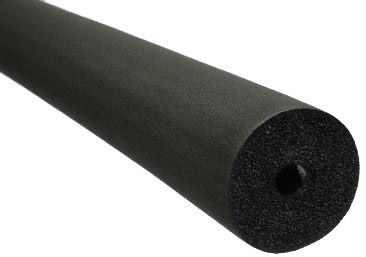 K-Flex 6RX048058, Insulation Tube, 6' Length, 5/8" ID, 1/2" Wall Thickness, Black, 54/Carton