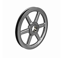 Browning BK62H, Cast Iron Bushed Bore Pulley, 5.95 Inch OD, 1-Groove, H-Bushing