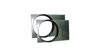 Lukjan Metal Products CA601818141R4AF, Square to Round Package Unit Adapter, 18.125 x 18.125" to 14" Round