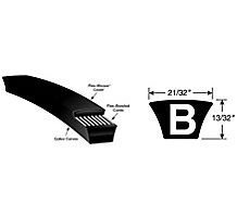 Browning B71 V-Belt, B Section, 71 Inch O.C.