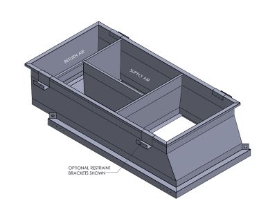 AES Curb Adapter A Box Carrier to Lennox 48/50 TF/M,H/D/L/TJ004-7 TO E 