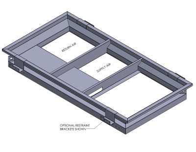 AES Curb Adapter A Box York to Lennox B*CH,D*CE,D*CG 036-072 TO E 