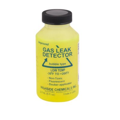 Highside Chemicals 22008, Gas Leak Detector Low Temp, 8 Ounce Bottle