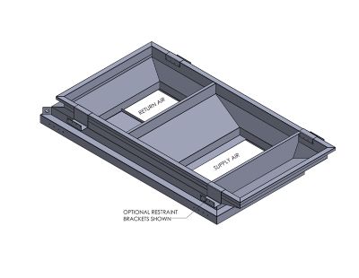 AES Curb Adapter A Box Carrier to Lennox  48 HD/LD 004-006 to T (3-6T)