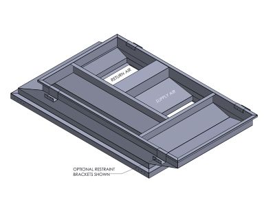 AES Curb Adapter B Box Lennox to Lennox GCS,CHA16/24-1603 TO B