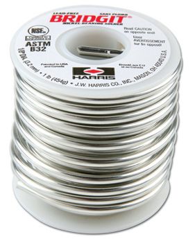 Harris BRGT61 Bridgit Lead-Free Solder, 1/8” 1 lb. Spool