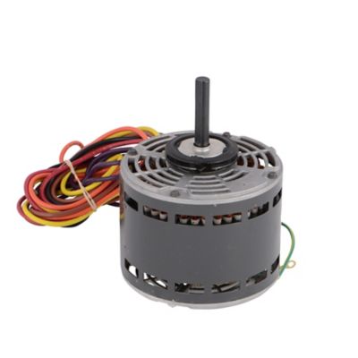 Blower Motor, 1/3 HP, 208/230V-1Ph, 4 Speed, 48 Frame, 1/2 Inch x 2-1/2 Inch Shaft, 1075 RPM, CCW LEAD END, P-8-8609
