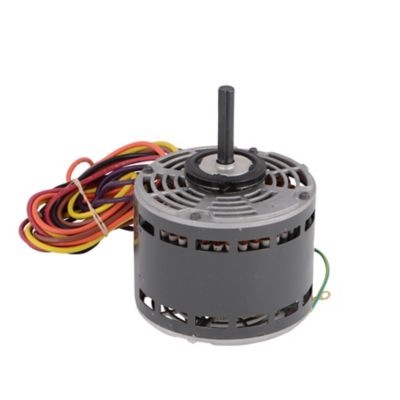 Blower Motor, 1/3 HP, 208/230V-1Ph, 4 Speed, 48 Frame, 1/2 Inch x 2-1/2 Inch Shaft, 1075 RPM, CCW LEAD END, P-8-8609