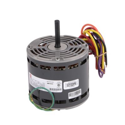 Blower Motor, 1/2 HP, 208/230V-1Ph, 48 FRAME, 3 Speed, 1075 RPM, CCW Rotation, 1/2 Inch x 2-1/2 Inch Shaft, P-8-10431