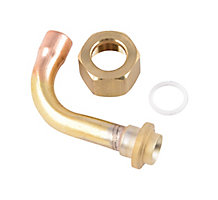 Lennox 33K9801PR, 3/8" Elbow & Brass Nut for C23/CH23 Coils