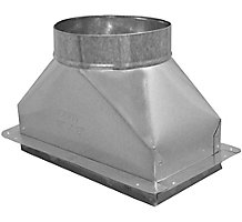 Cody 6011066, Register Boot, 10 x 6 x 6", With Flange