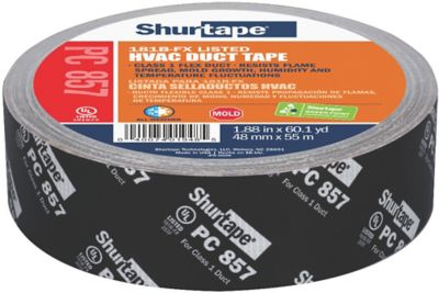 Shurtape 201885, PC 857 Printed Cloth Duct Tape, 2" x 60 yd., Black Printed