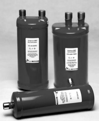 Suction Line Accumulator, 20 Lbs Liquid Holding Capacity
