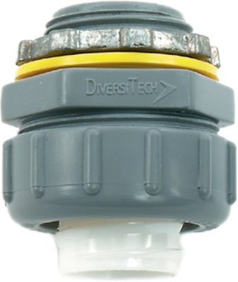 DiversiTech 750-NMLT50, 1/2" Non-Metallic Liquidtight Connector, Straight