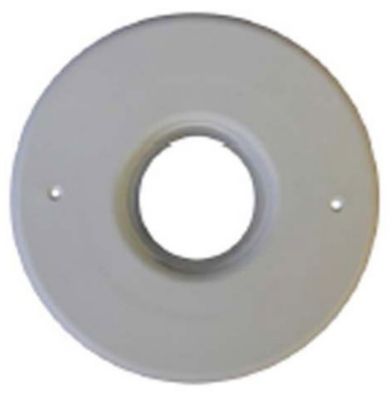 Round Supply Air Ceiling / Wall Outlet - Plastic White