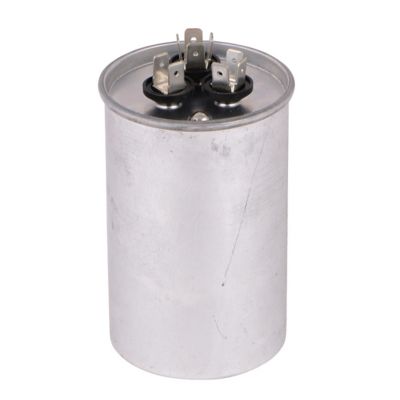 Lennox 100335-41, 55/7.5 MFD Dual Run Capacitor, 370 VAC, Round