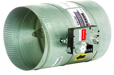 12" Round Modulating Damper" Side or Top Actuator Mounting