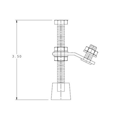 Lennox R44555-001, Belt Adjustment Assembly