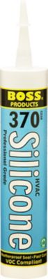 Boss 37003, 370 HVAC Silicone Sealant, Aluminum, 10.1 Ounce Cartridge