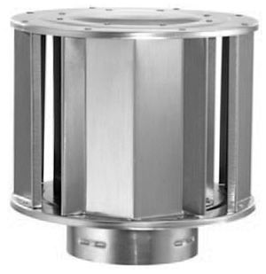 DuraVent 4GVDC, 4" High-Wind Cap - Type B Vent Gas Vent Round Pipe