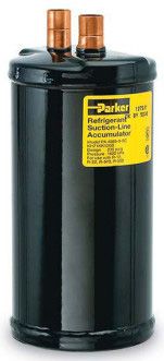 Suction Line Accumulators" 3/4" ODF 3" O D" 54 Ounces Capacity" Brass Material