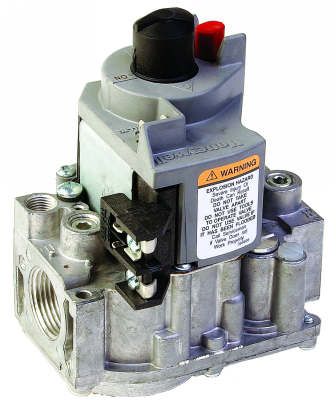 24V Dual Standing Pilot Gas Valve with 3/4" x 3/4" Inlet/Outlet Standard Opening" Natural Fuel