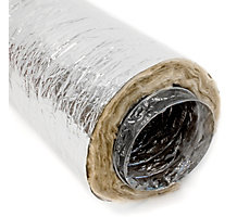 Hart & Cooley 027832, F218 Series UL Listed Insulated Flexible Duct, 16" x 25', R-8.0 Insulated, Boxed