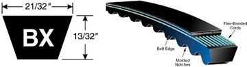 Gates 9013-2054 Tri-Power V Belt, BX54, 57" O.C.