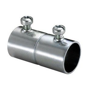 EMR Fitting, 1/2" Coupling, Set Screw Type (Concrete Tight)