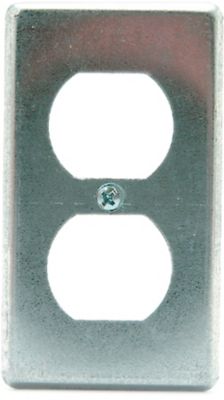 DiversiTech 620-252,  Steel Electrical (Handy) Box Cover, Two Duplex Receptacle Cover, 200 Series