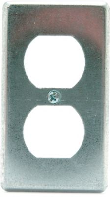 DiversiTech 620-252,  Steel Electrical (Handy) Box Cover, Two Duplex Receptacle Cover, 200 Series