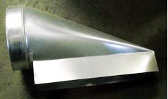 Lukjan L571, 4" x 10" x 4" Register Boot, End
