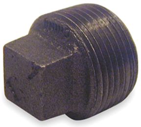 1/2" Black Square Head Plug