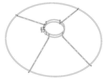 Lennox 102169-01, 4-Leg Motor Mount, 48 Frame, 28" Bolt Circle