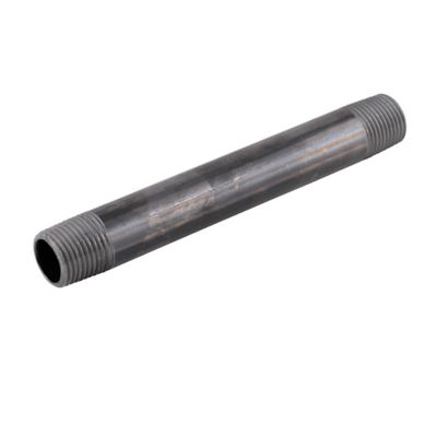 Black Iron Pipe Nipple, 1/2 x 6"